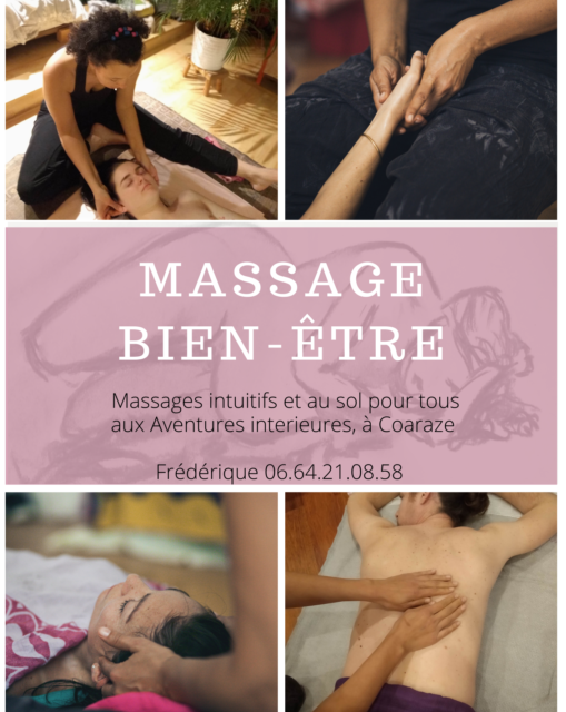 Massage bien-être intuitif au sol